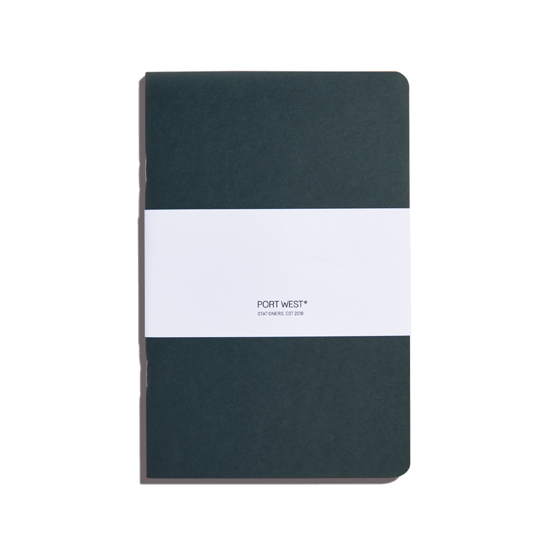 Recycled Paper Notebook , A5, Plain Cover Blank, Dotted or Ruled,  Eco-friendly, Carbon Offset Paper, Made in the UK 